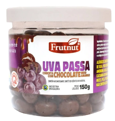 Uva Passa Frutnut C/choc 150g