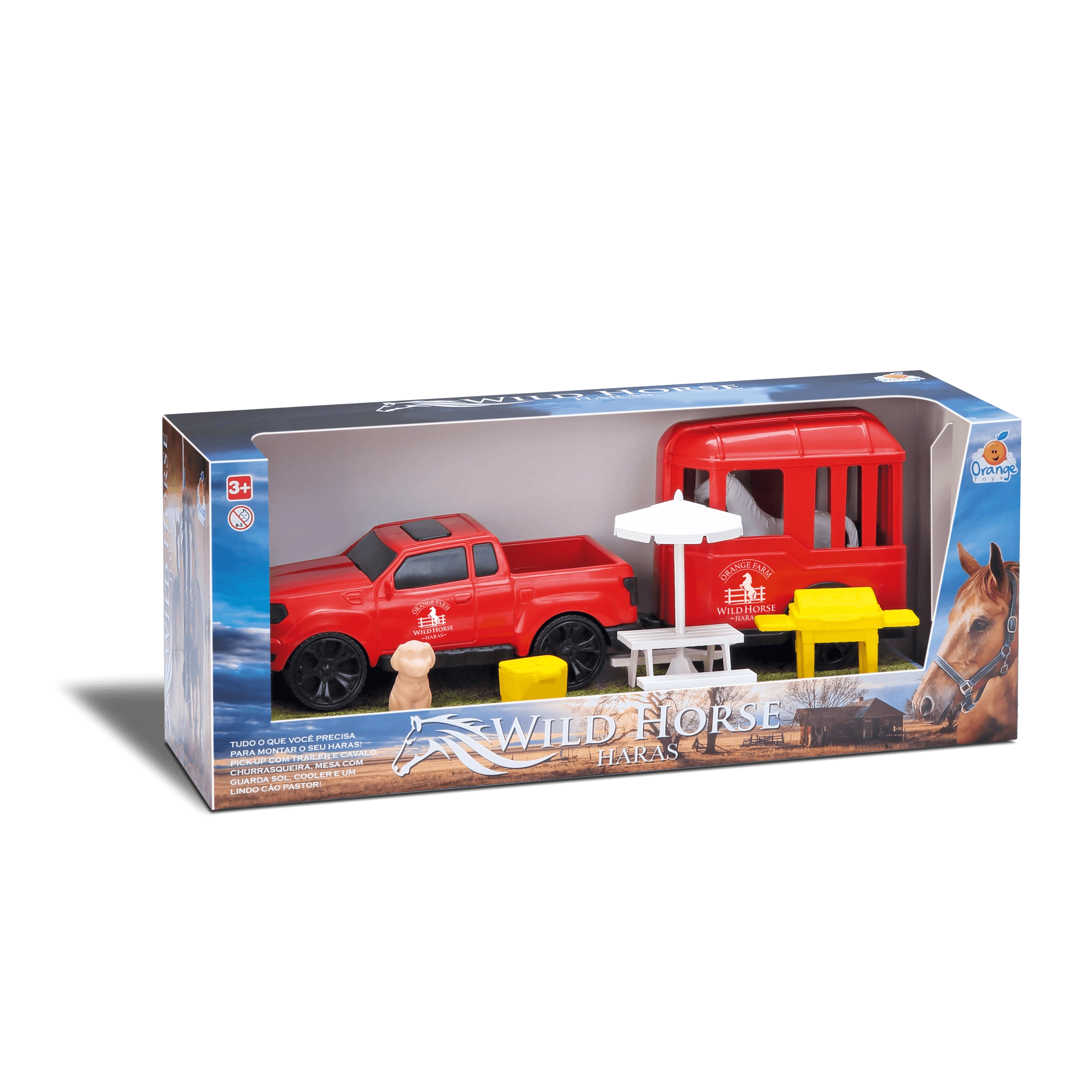 Brinq Wild Horse Orange Toys 482