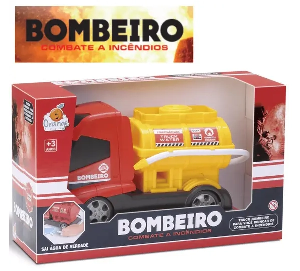 Caminhao Bombeiro Combate 0550 Orange Toys