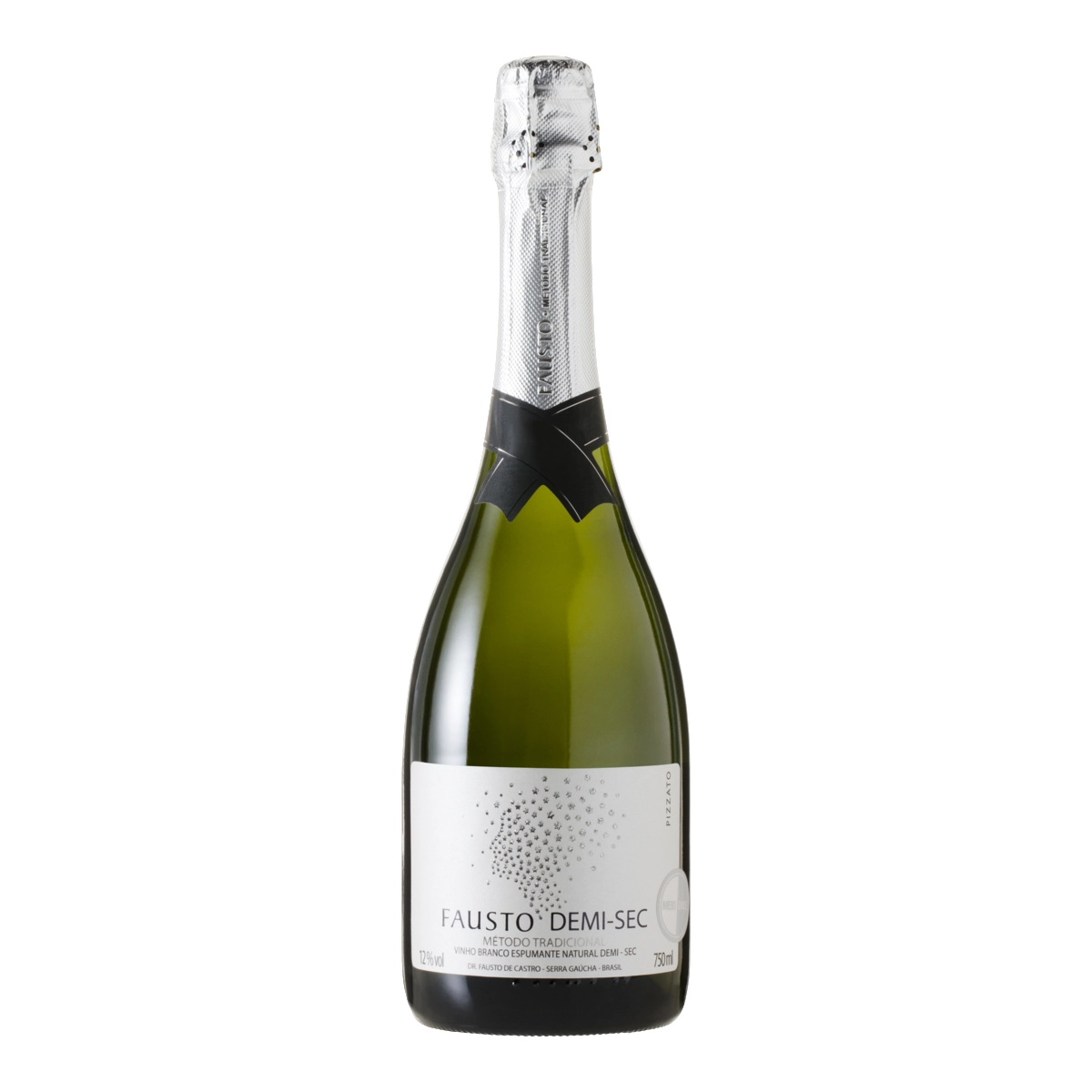 Espumante Brasileiro Branco Demi Sec Fausto Serra Gaúcha Garrafa 750ml