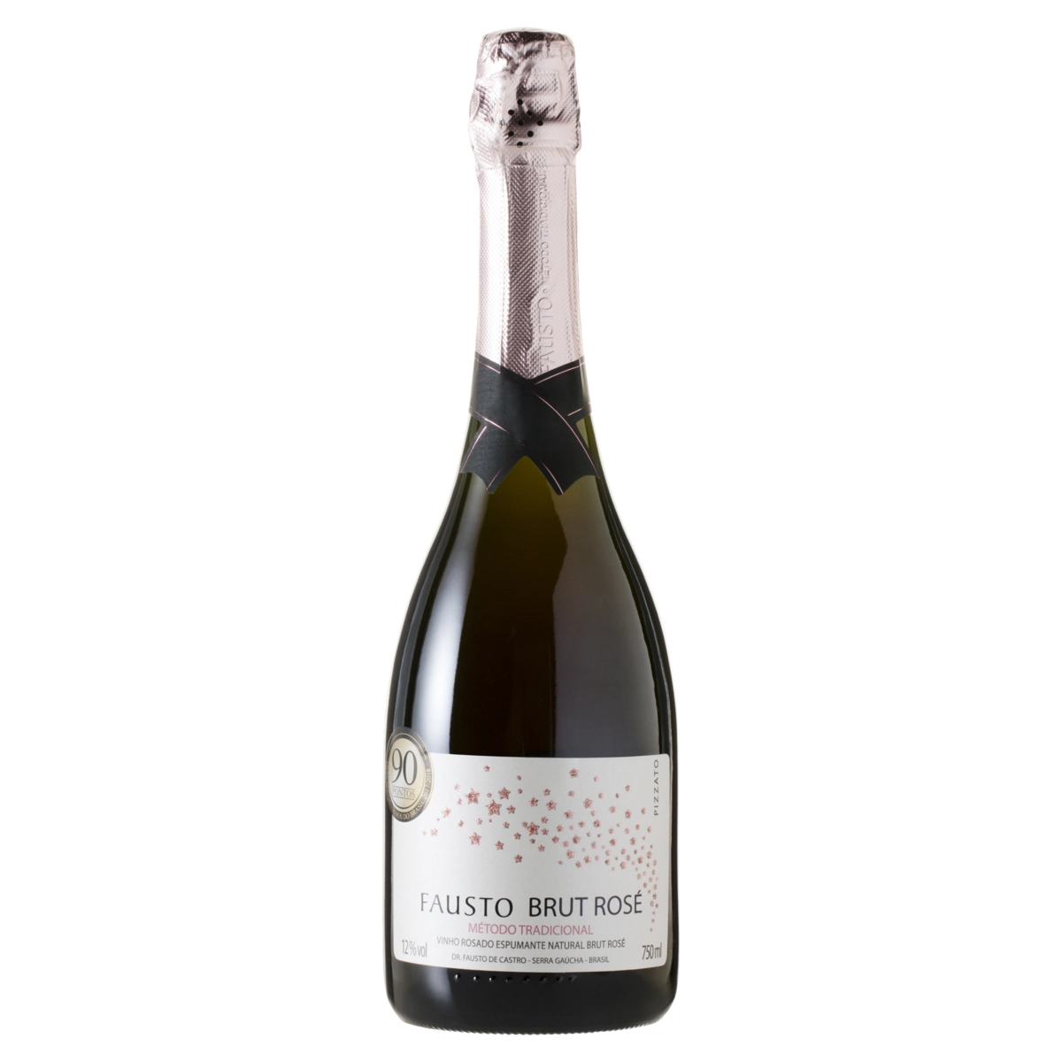 Espumante Brasileiro Rosé Brut Fausto Serra Gaúcha Garrafa 750ml