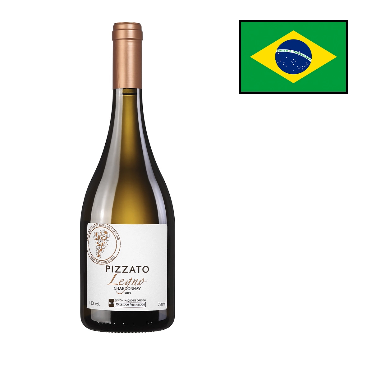 Vh. Bra.pizzato Legno Chardonnay 750 Ml