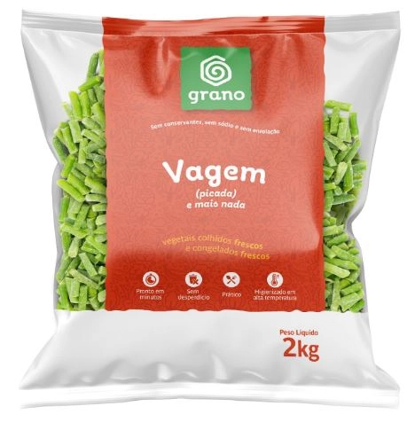 Vagem Picada Cong Grano 2kg