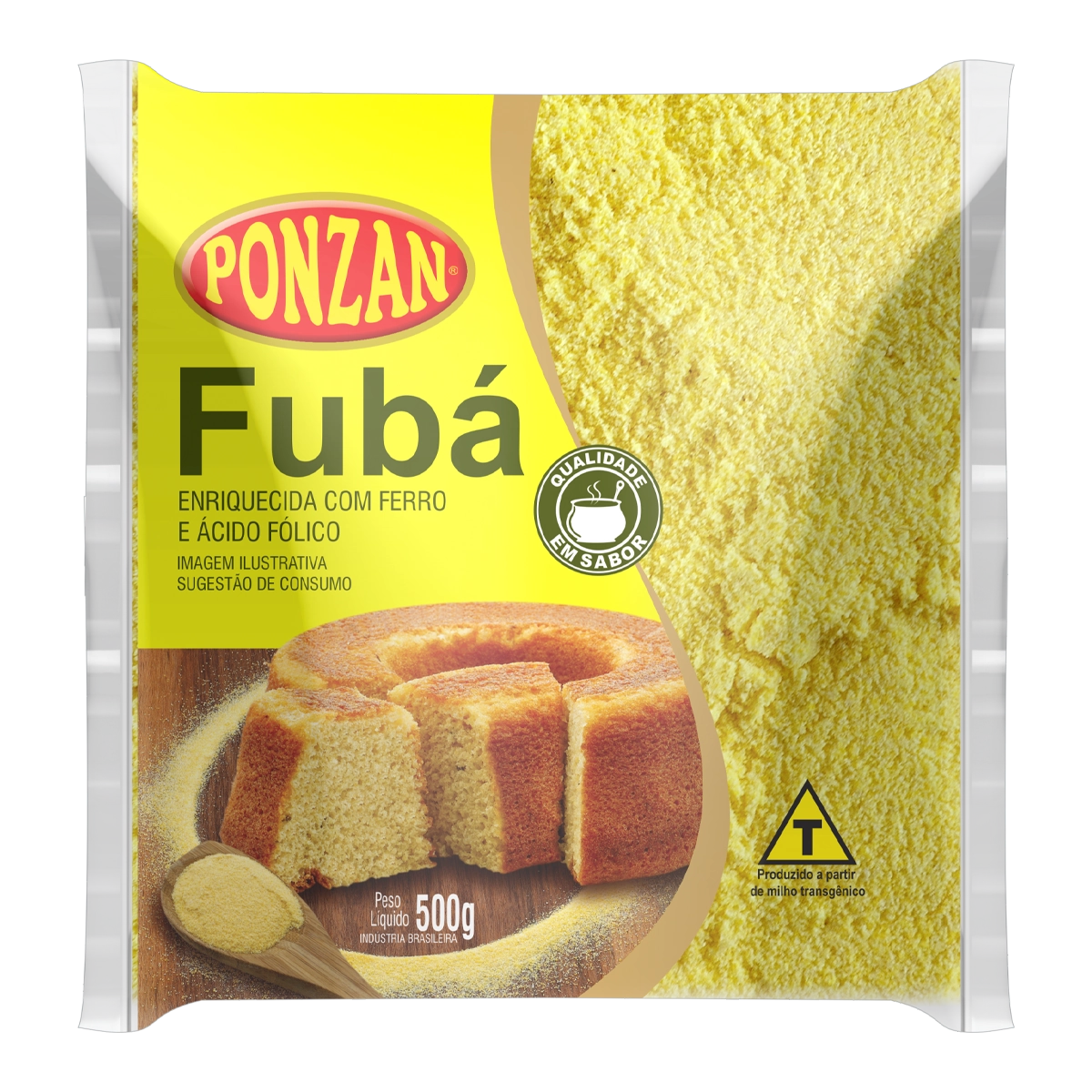 Fubá Mimoso Ponzan Pacote 500g