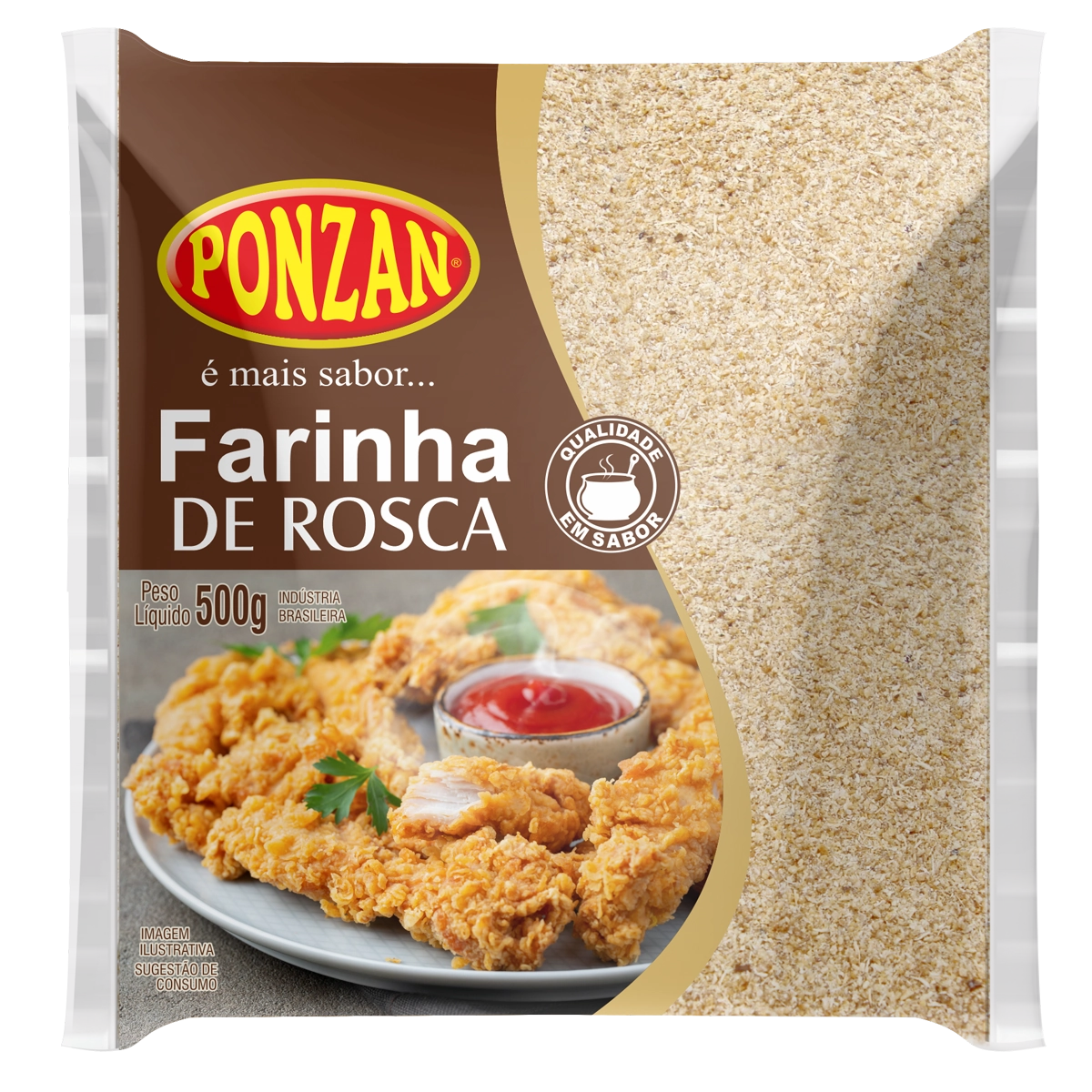 Farinha Rosca Ponzan 500g