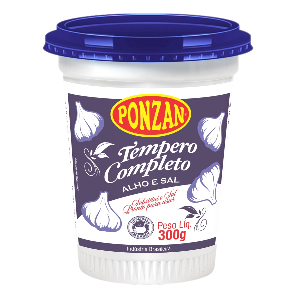 Temp Ponzan Compl 300g Alho/sal Copo