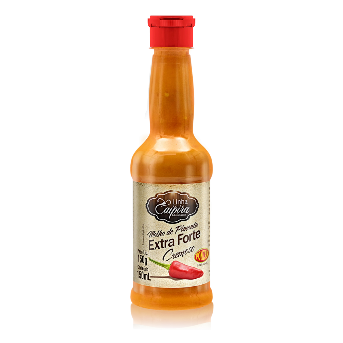 Molho Pimenta Ponzan 150ml Extra Forte