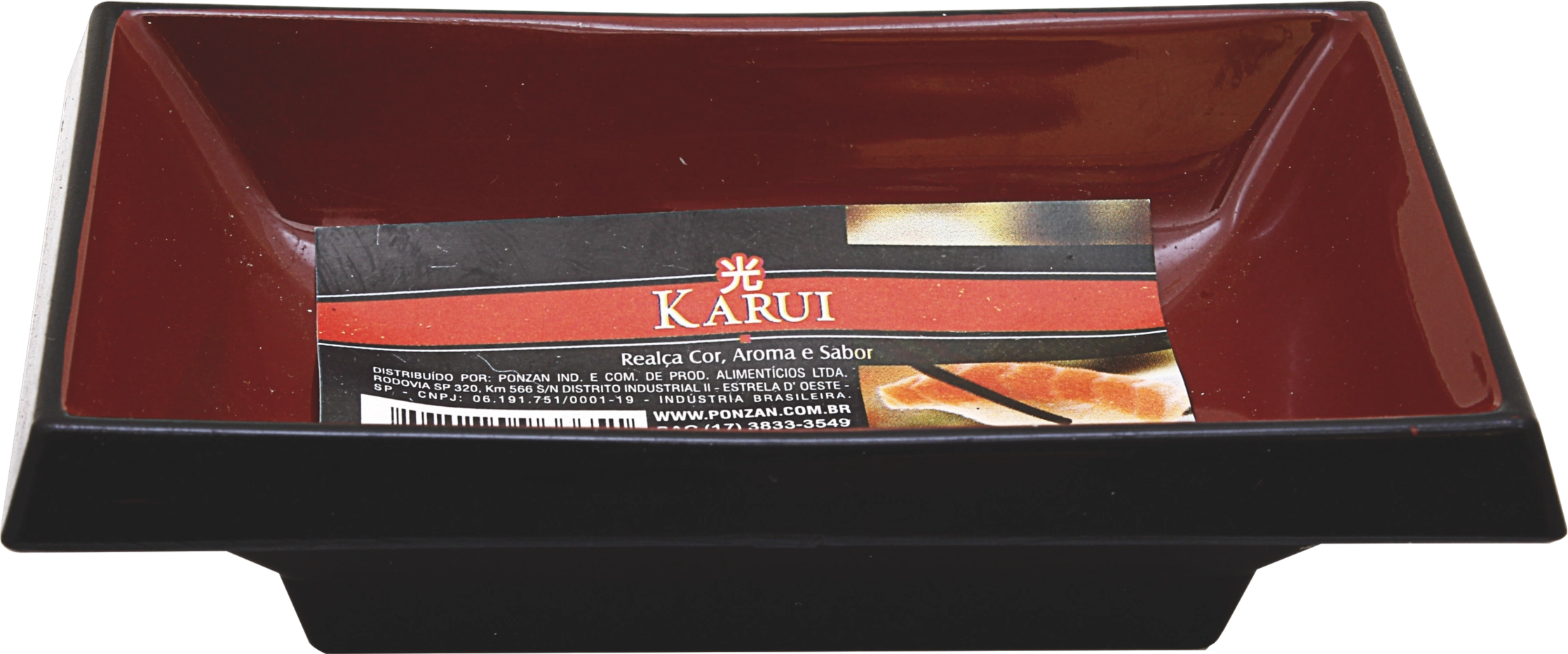 Molheira Nozoki 10,5x6,5x3 Preto Com Borda Karui