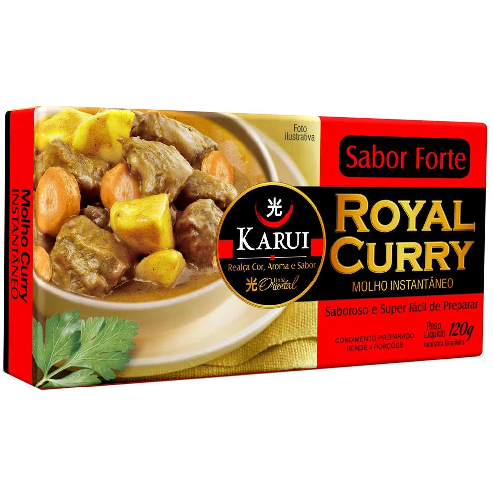 Caldo Royal Curry Karui Forte 120g