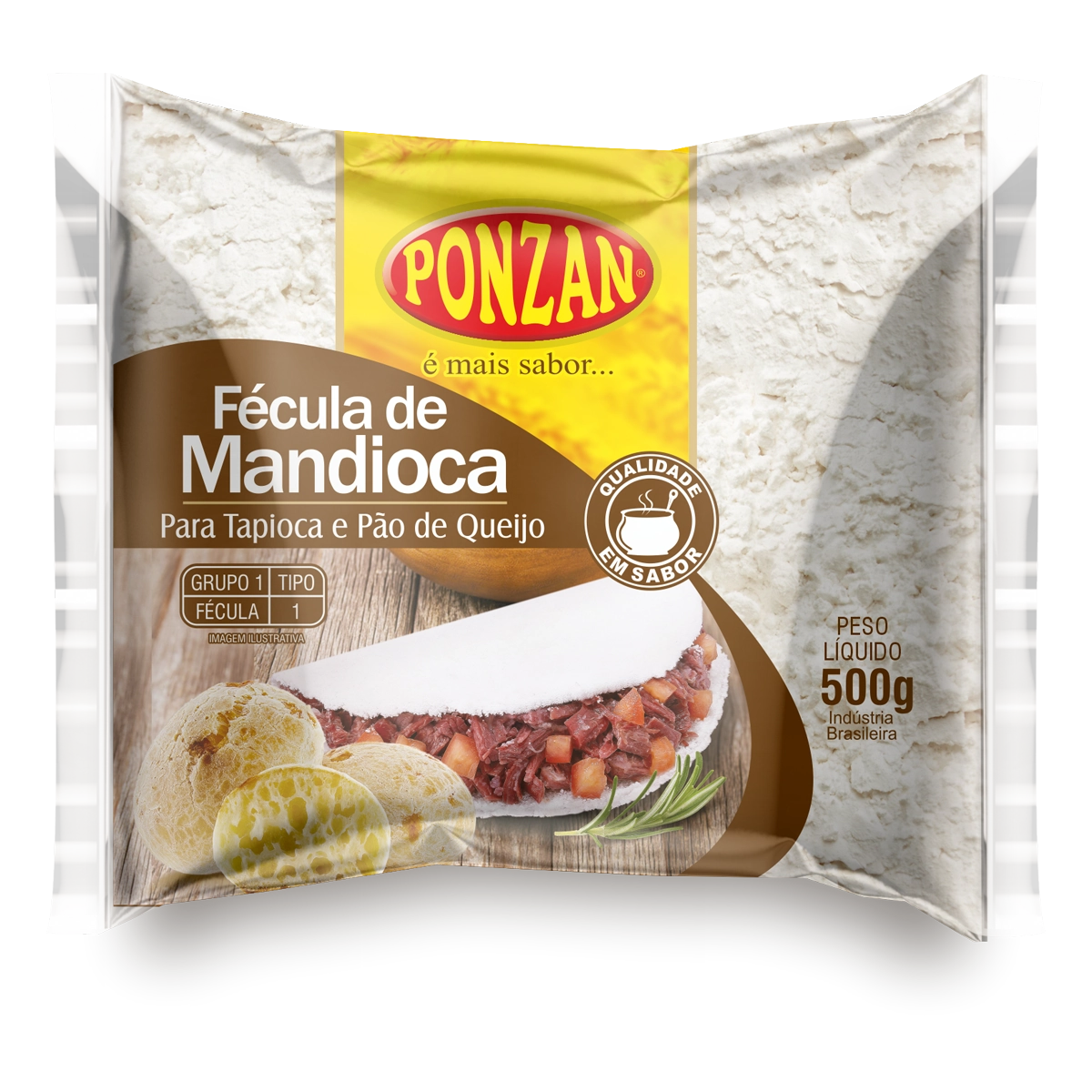 Fecula De Mandioca Ponzan 500g