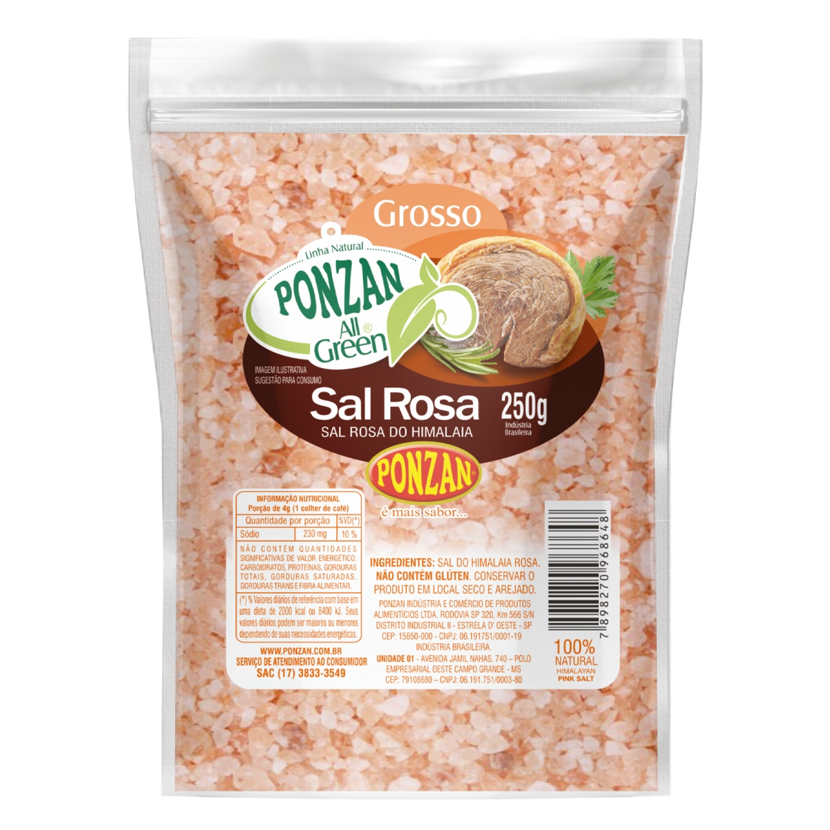 Sal Himalaia Grosso 250g Ponzan