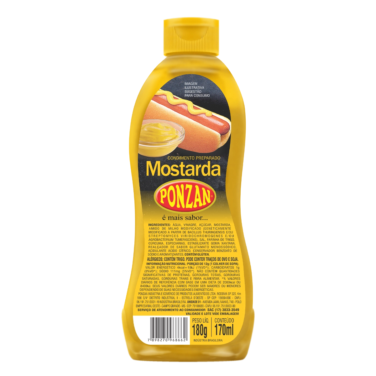 Mostarda Ponzan 180g