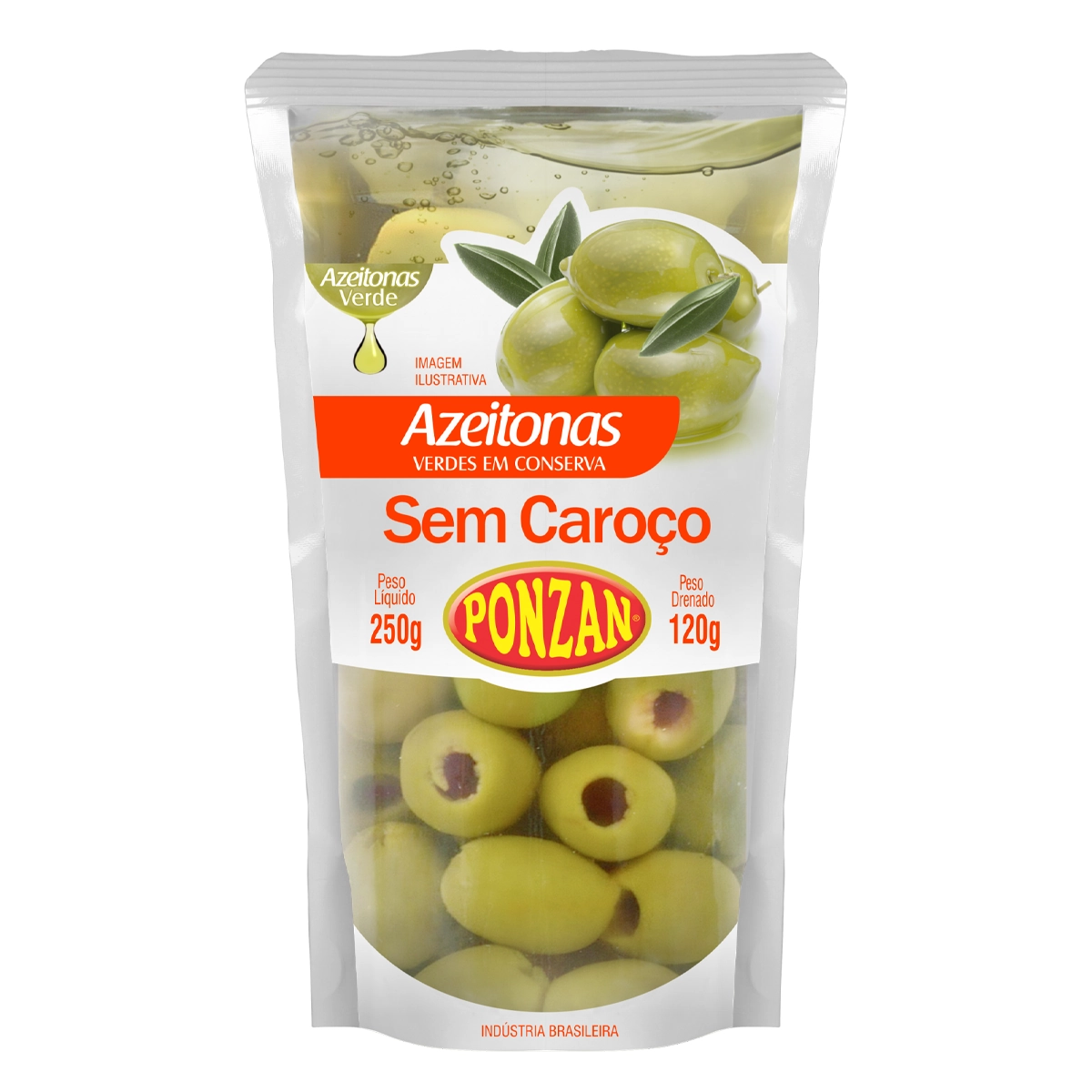 Azeitona S/car 150g Pouch Ponzan