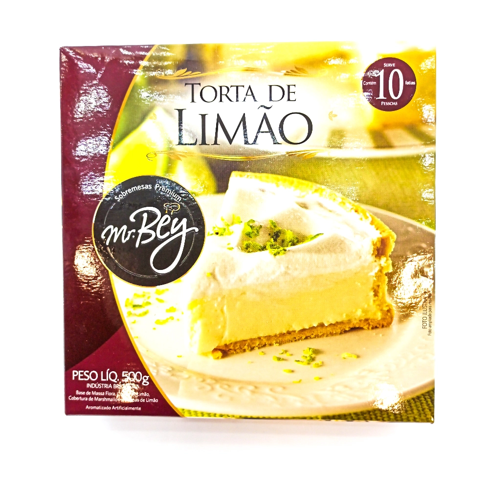 Torta Limão Mr. Bey Sobremesas Premium Caixa 500g