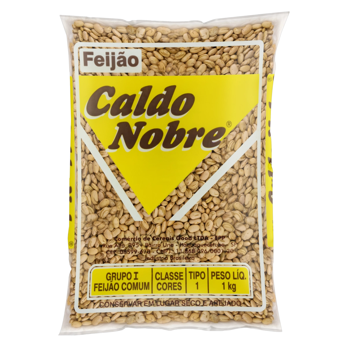 Feijão Carioca Tipo 1 Caldo Nobre Pacote 1kg
