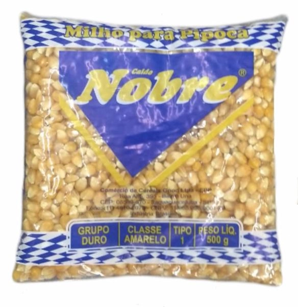 Milho Pipoca Caldo Nobre 500g