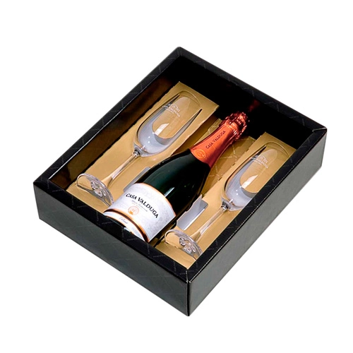 Kit Espum Casa Valduga Arte Brut 750ml C/2 Tacas