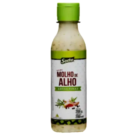 Molho Soeto Alho 200ml Ervas Finas