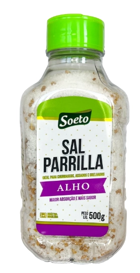 Sal Parrilla Alho Soeto 500g