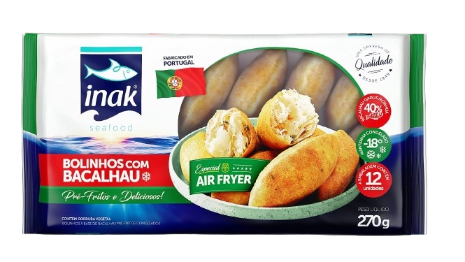 Bolinhos De Bacalhau Inak 270g P/air Frair