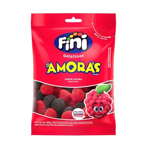 Bala De Gelatina Amoras Fini Pacote 90g