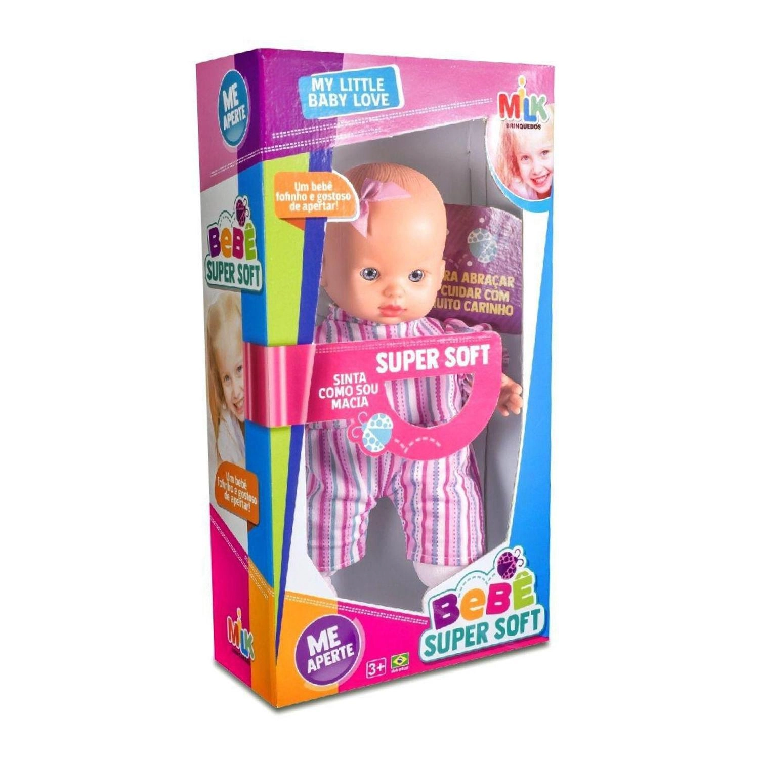 Brinq Boneca Bebe Super Soft