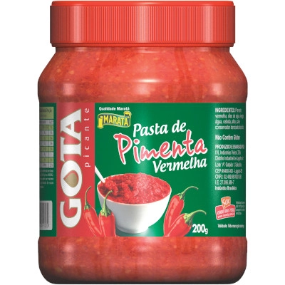 Pasta De Pimenta Vermelha Gota Picante Maratá 200g