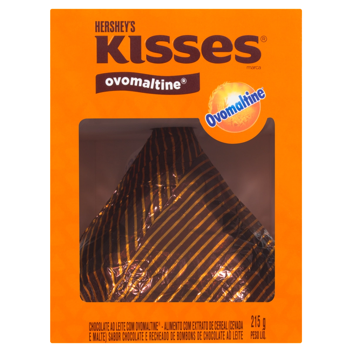 Chocolate Ovomaltine Hersheys Kisses Caixa 215g