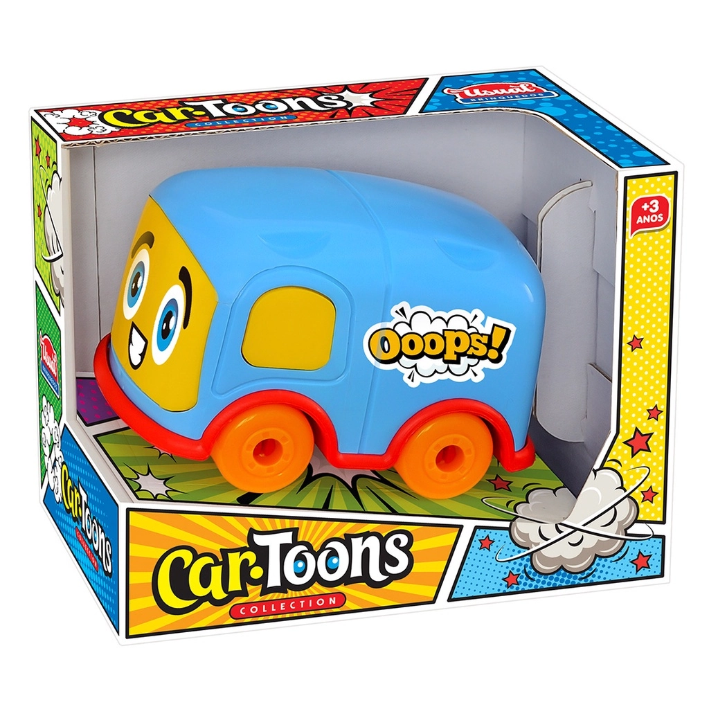 Carrinho Car Toons Van Usual 1un