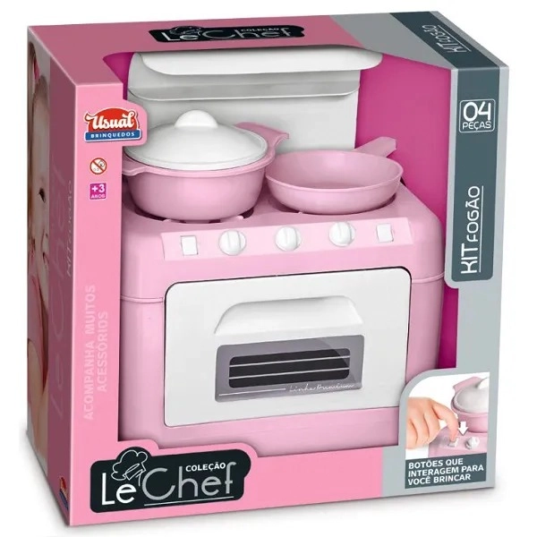 Brinq Usual Kit Fogao New Le Chef