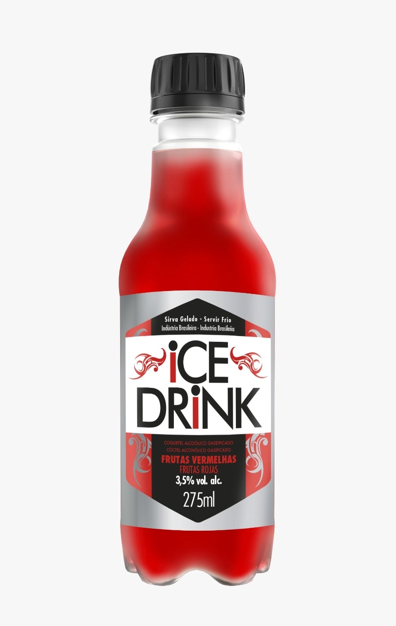 Coq Ice Drink 275ml Frutas Vermelhas Pet