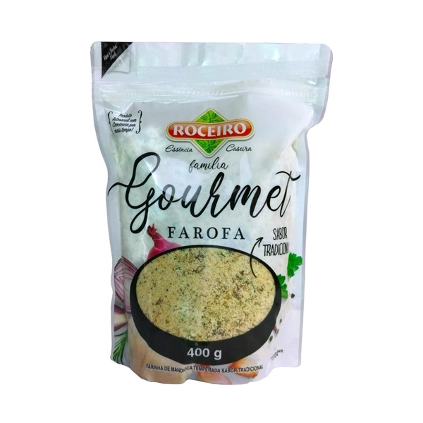 Farofa De Mandioca Gourmet Tradicional Roceiro 400g
