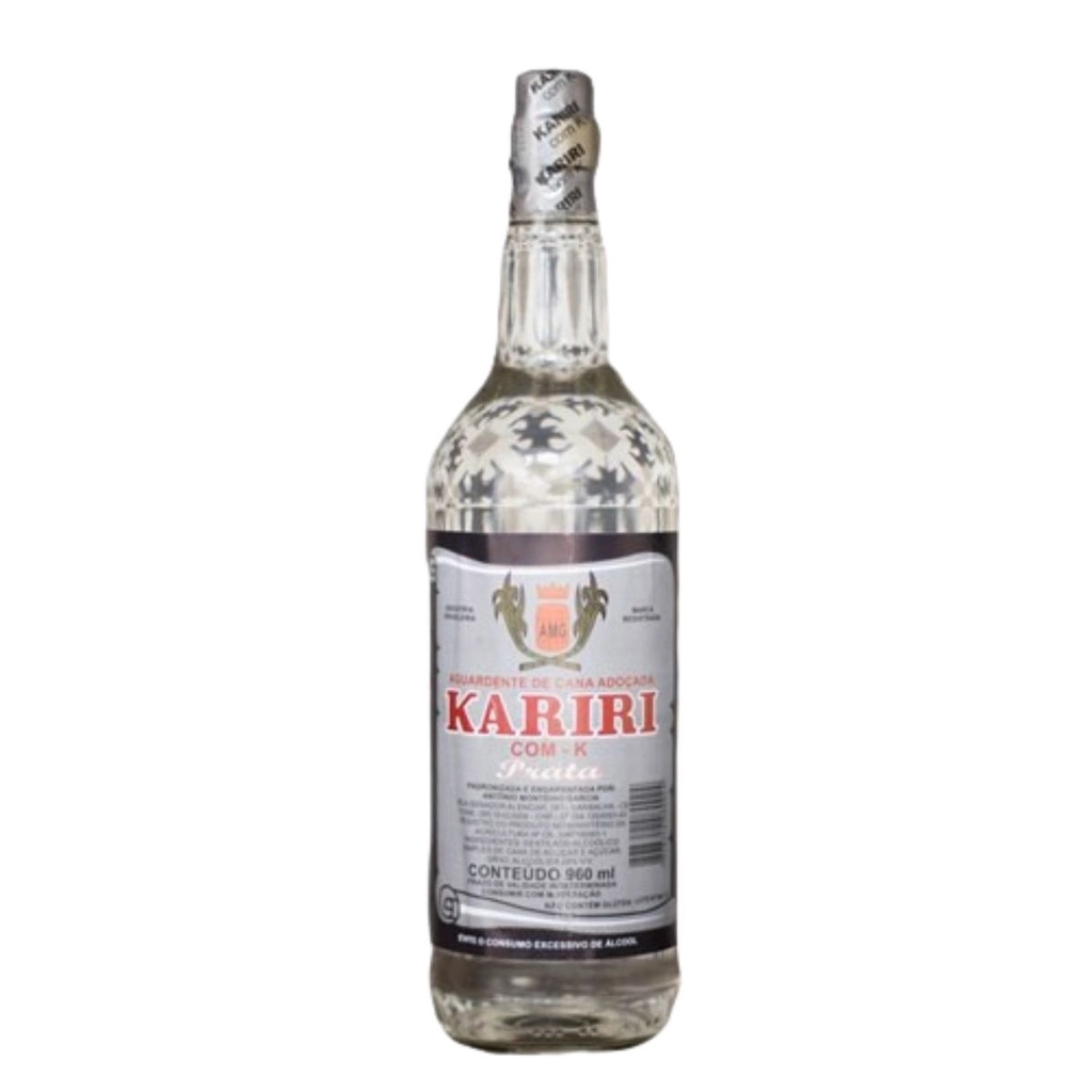 Cachaca Kariri 960ml Prata