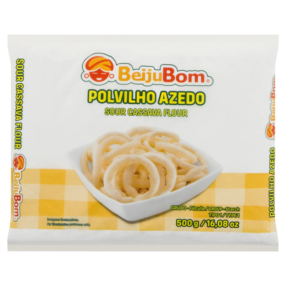 Polvilho Azedo Beijubom Pacote 500g