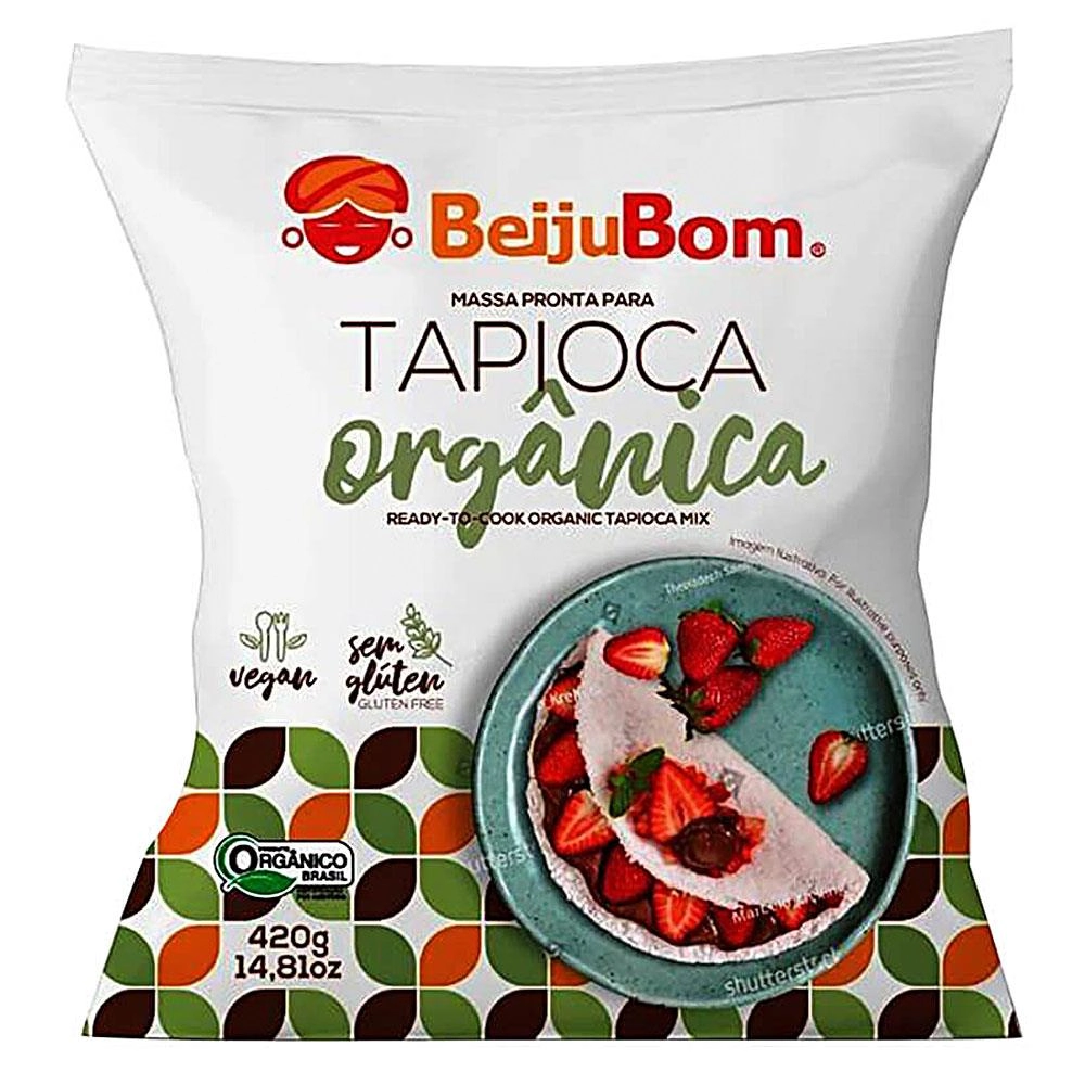 Massa Pronta Tapioca Beijubom Org 420g