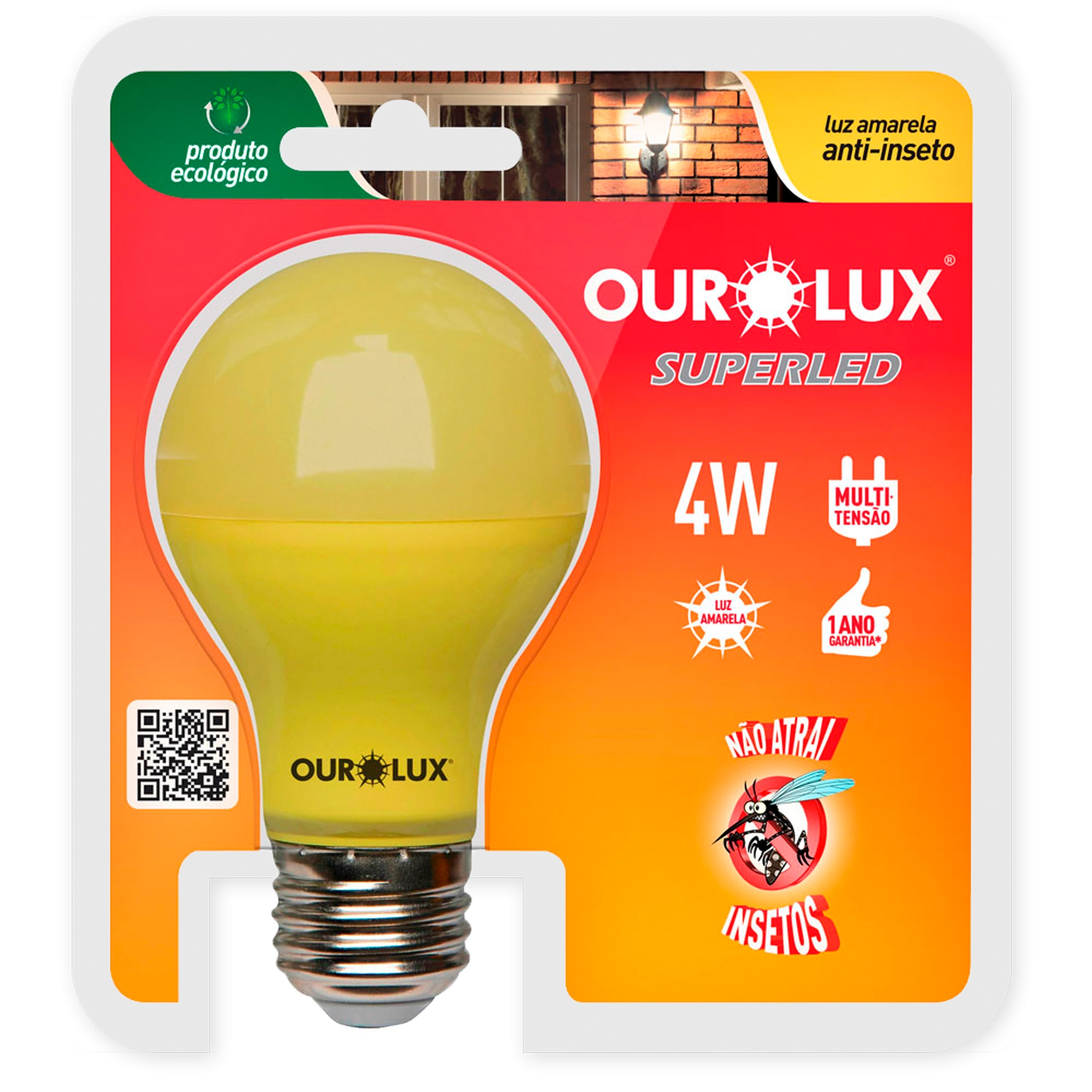 Lamp Ourolux Superled 4w Biv Ant In