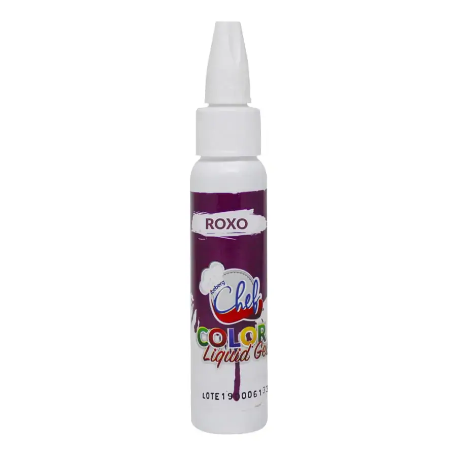 Corante Liquigel Roxo 25g Iceberg Chef