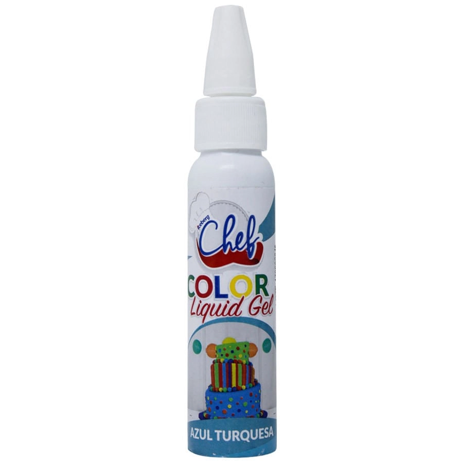 Corante Liquigel Azul Turq 25g Iceberg Chef
