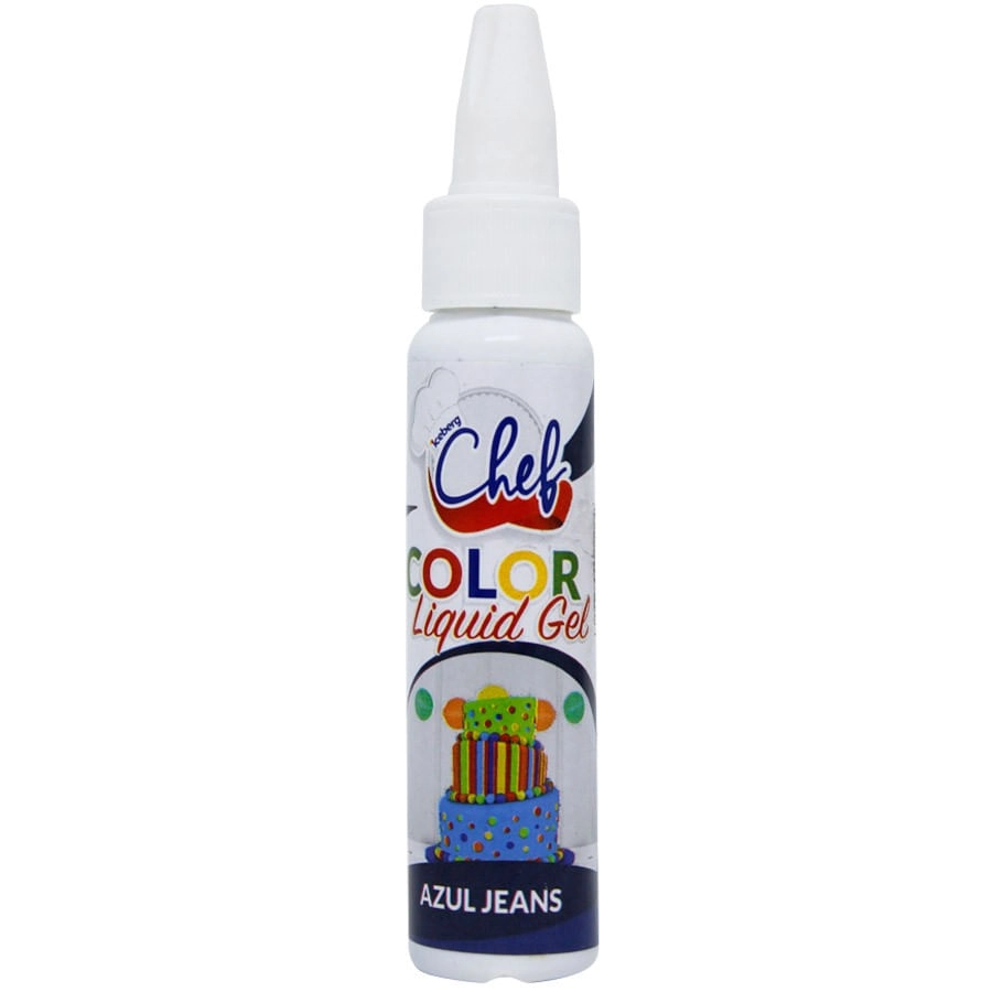 Corante Liquigel Azul Jeans 25g Iceberg Chef