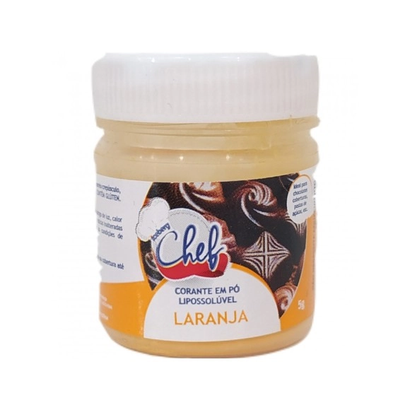Corante Po P/ Chocolate Laranja Iceberg 5gr