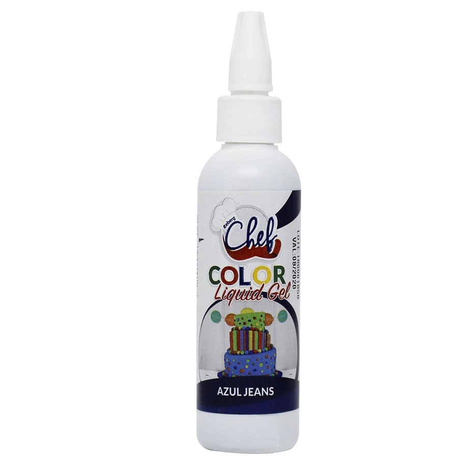 Corante Liquigel Azul Jeans 60g Iceberg Chef