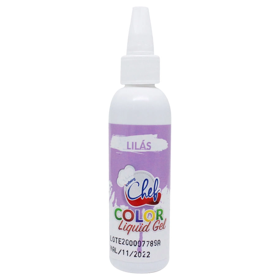 Corante Liquigel Lilas 60g Iceberg Chef