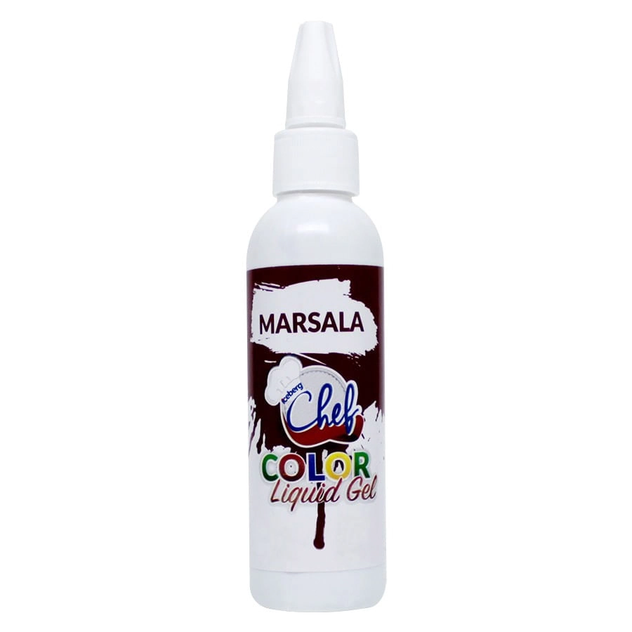 Corante Liquigel Verm Marsala 60g Iceberg Chef