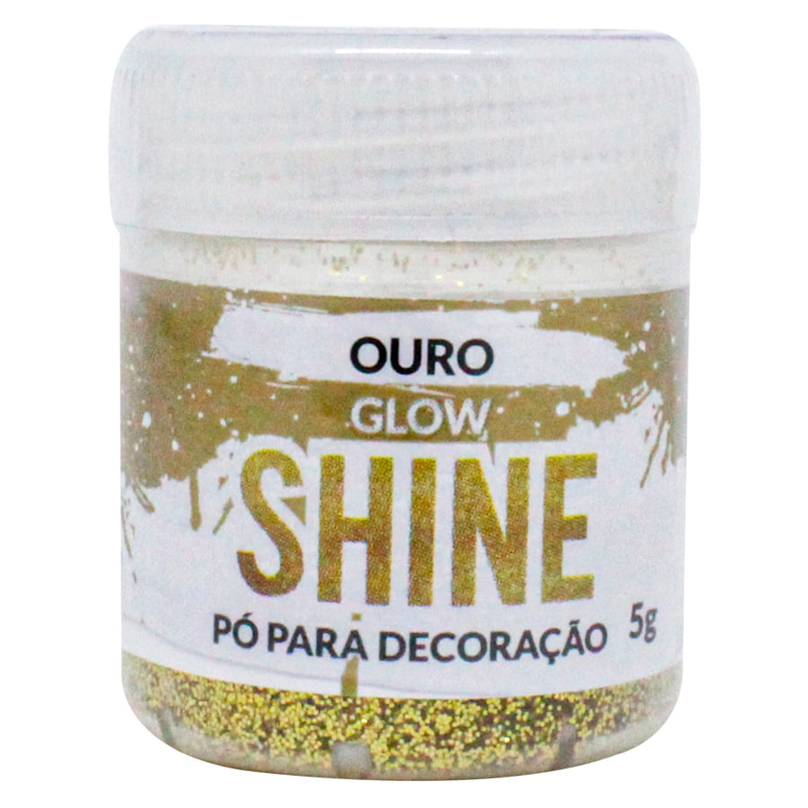 Corante Decor Po Glitter Ouro 5g Brilart Iceberg
