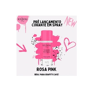 Corante Em Spray Rosa 42g 111567 Iceberg