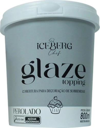 Glaze Topping Perolado Iceberg Chef