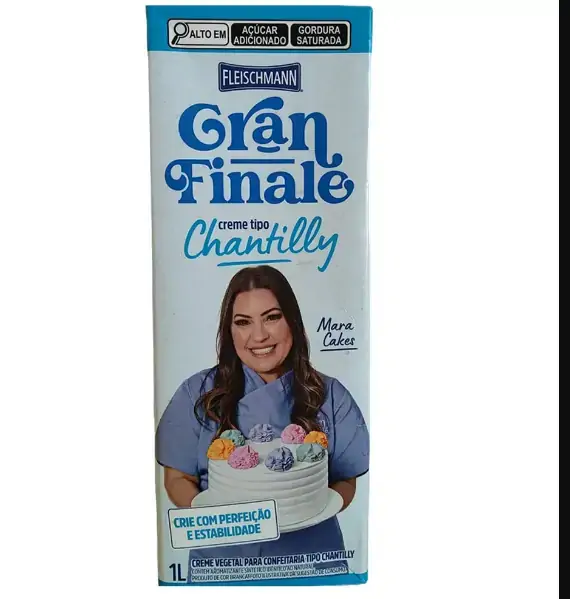 Creme Chantilly Vegetal Fleischmann Gran Finale Caixa 1l
