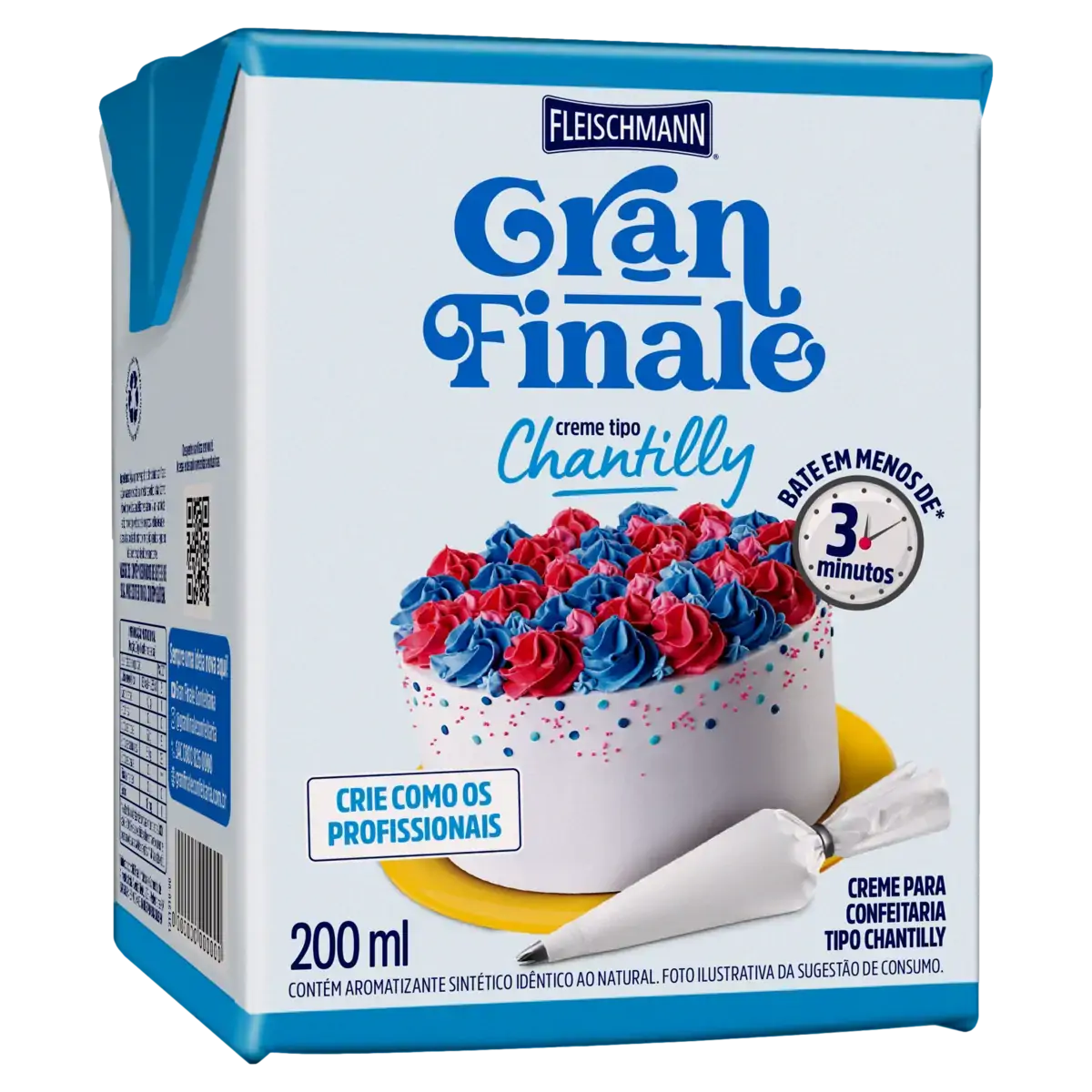 Creme Chantilly Fleischmann Gran Finale Caixa 200ml