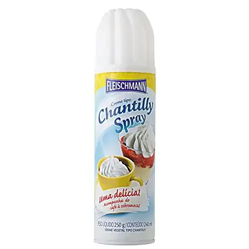 Creme Chantilly Baunilha Fleischmann Frasco 232ml Spray