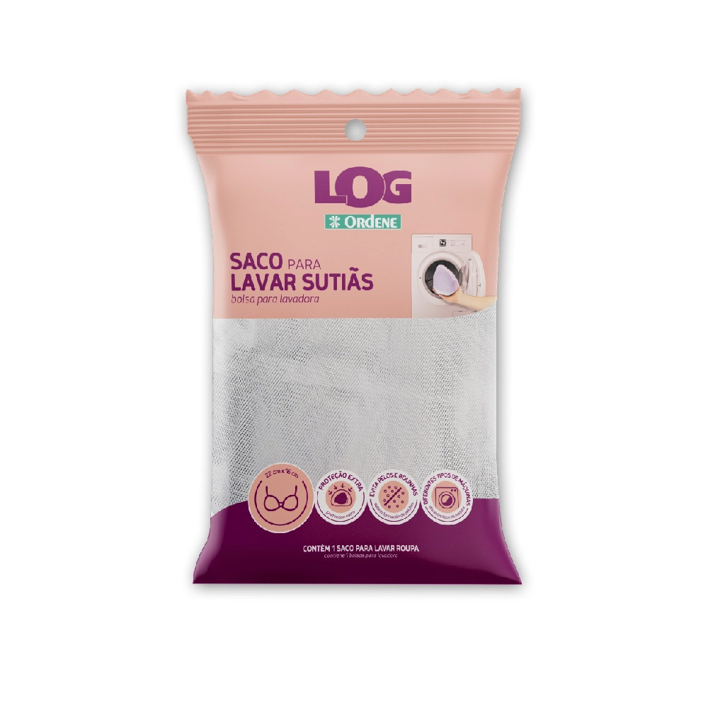 Saco P/ Lavar Sutia Ordene Branco .